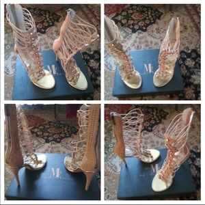 MIA LIMITED EDITION NEFERTITI LEG CLIMBER HEELS!!!